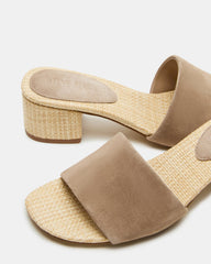 HAILEE TAUPE SUEDE