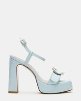 LIANDRA BUCKLE BLUE SATIN