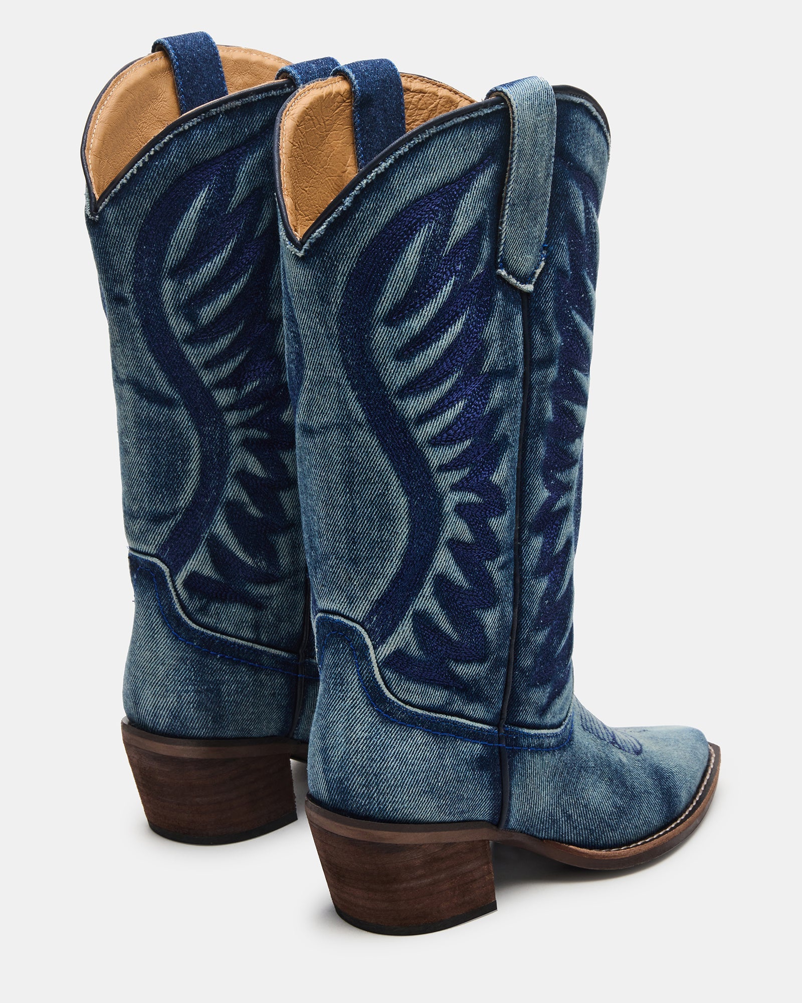 ALBANY DENIM FABRIC WIDE CALF